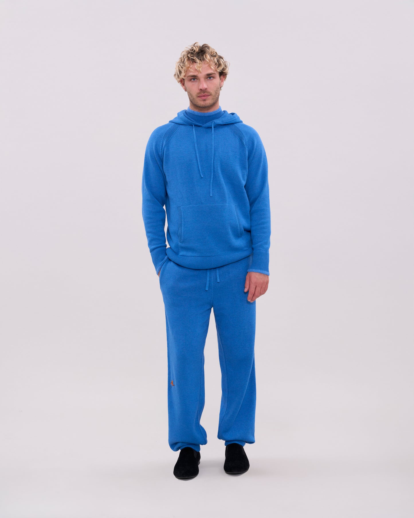 Knitted Rollneck Hoodie