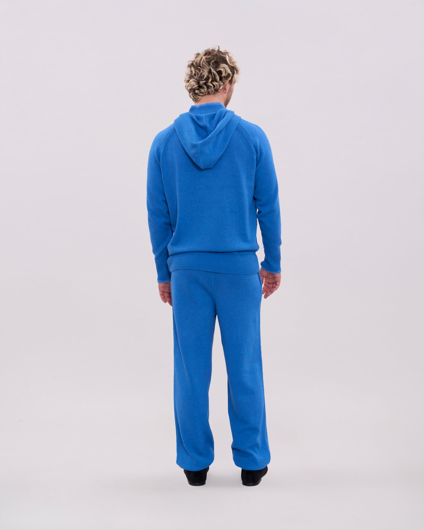 Knitted Rollneck Hoodie