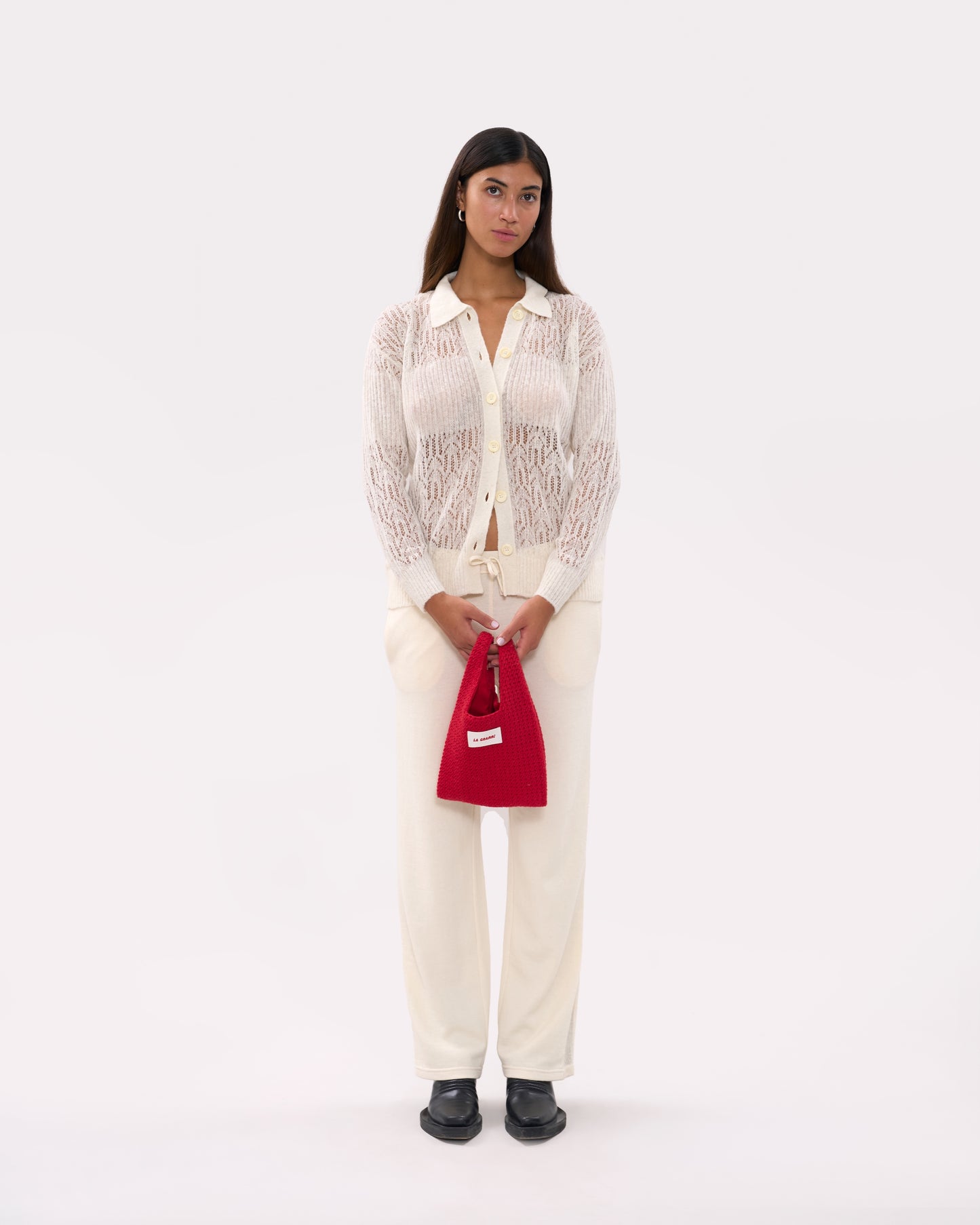Arañita Cardigan Collared