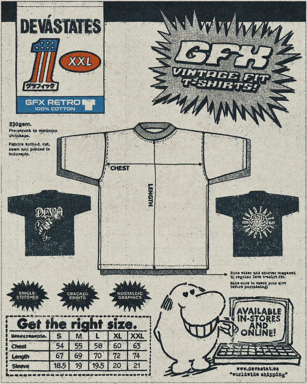 Crucifixion GFX Retro Tee