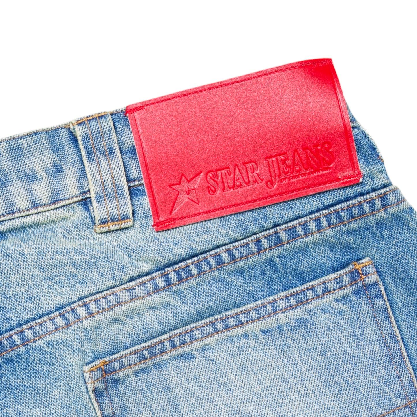 Heavyweight Faded C-Star Denim Shorts