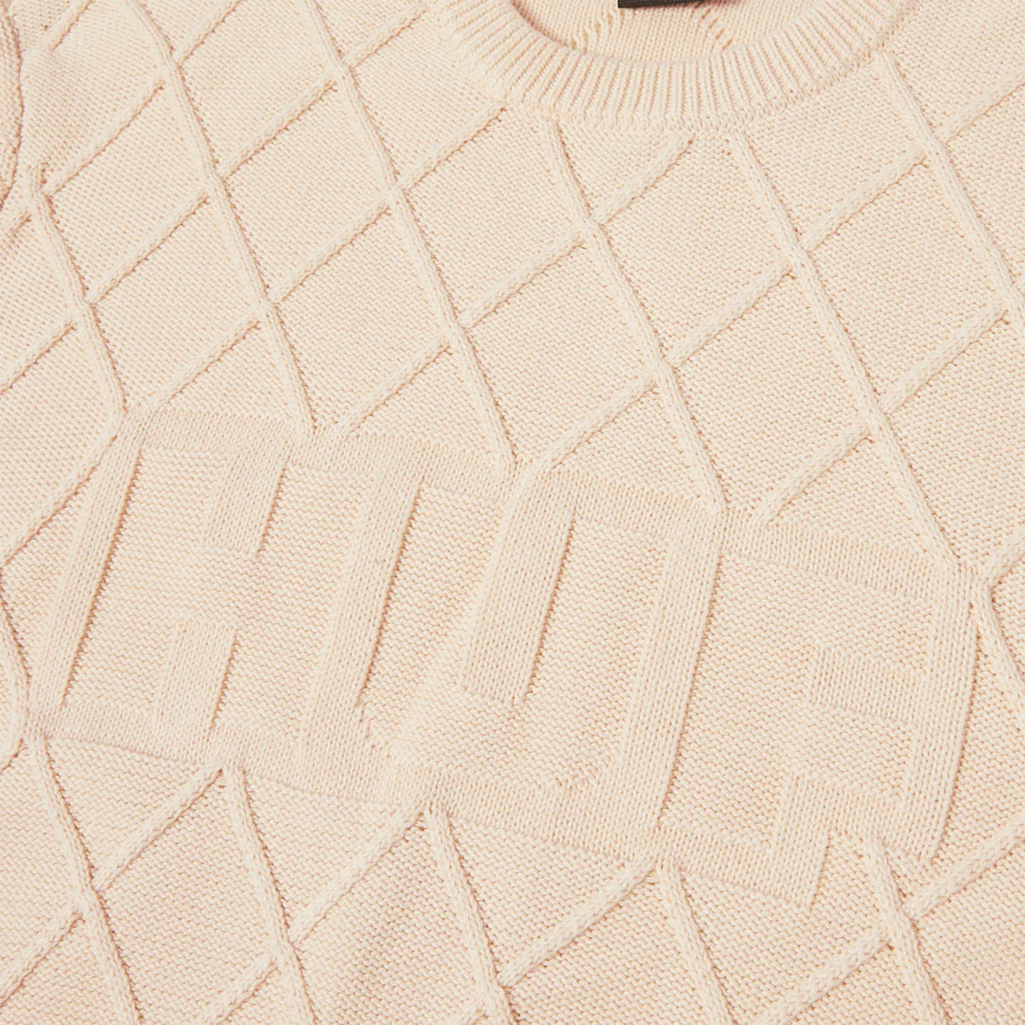 Grid Crewneck Sweater