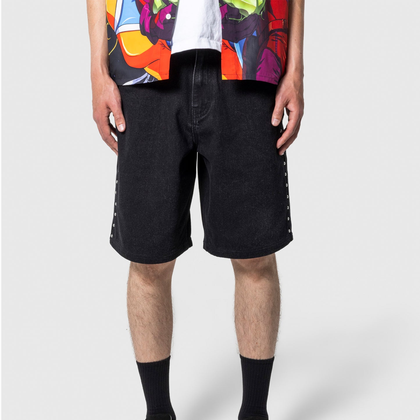Lucky Studded Jorts