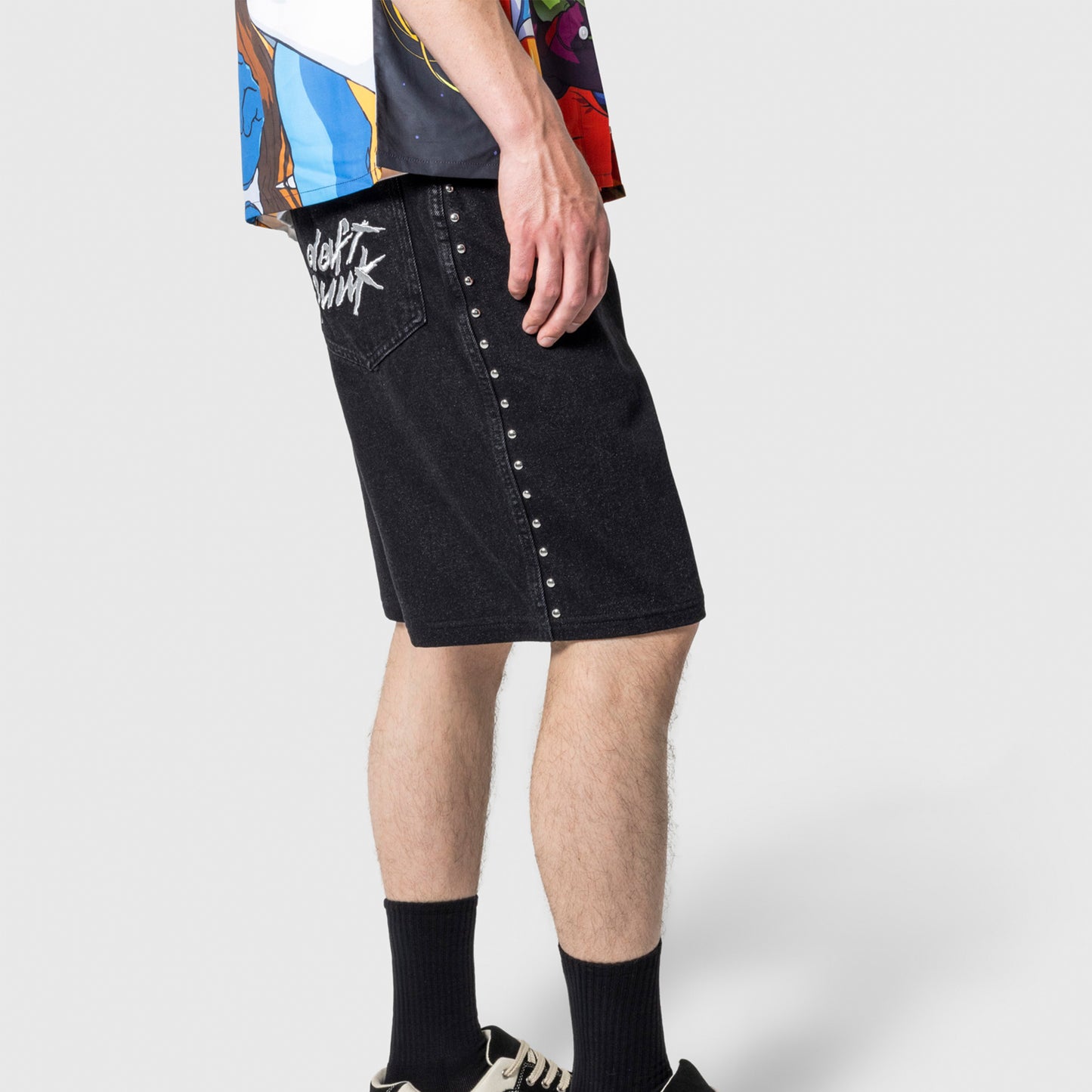 Lucky Studded Jorts