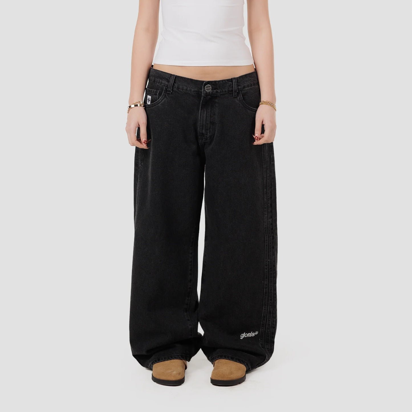 Everyday Black Baggy Jeans