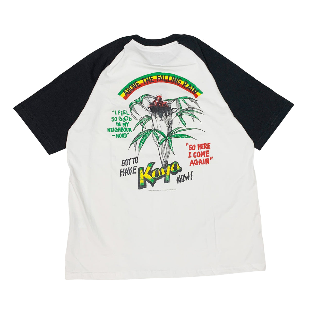 Kaya Raglan Tee White
