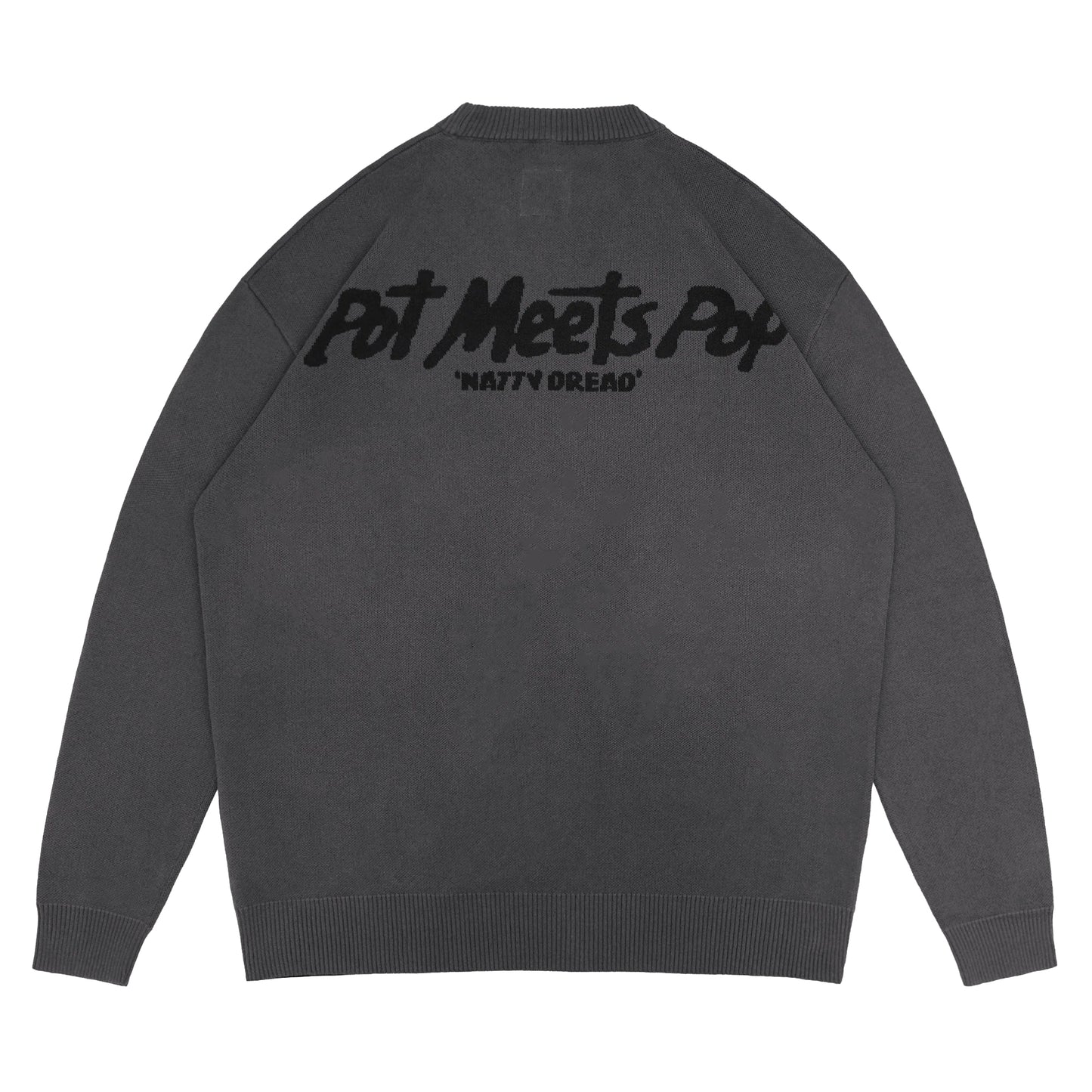 Natty Dread Knitted Sweater Grey