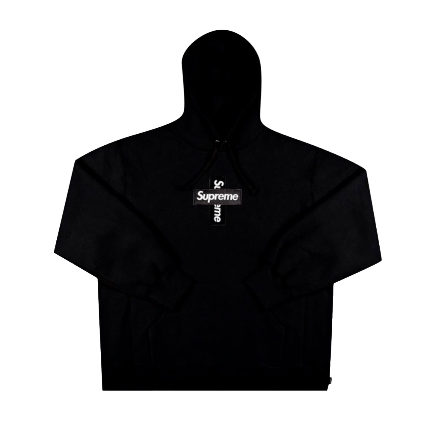 Cross Box Logo Zip Up Hooded Sweatshirt
