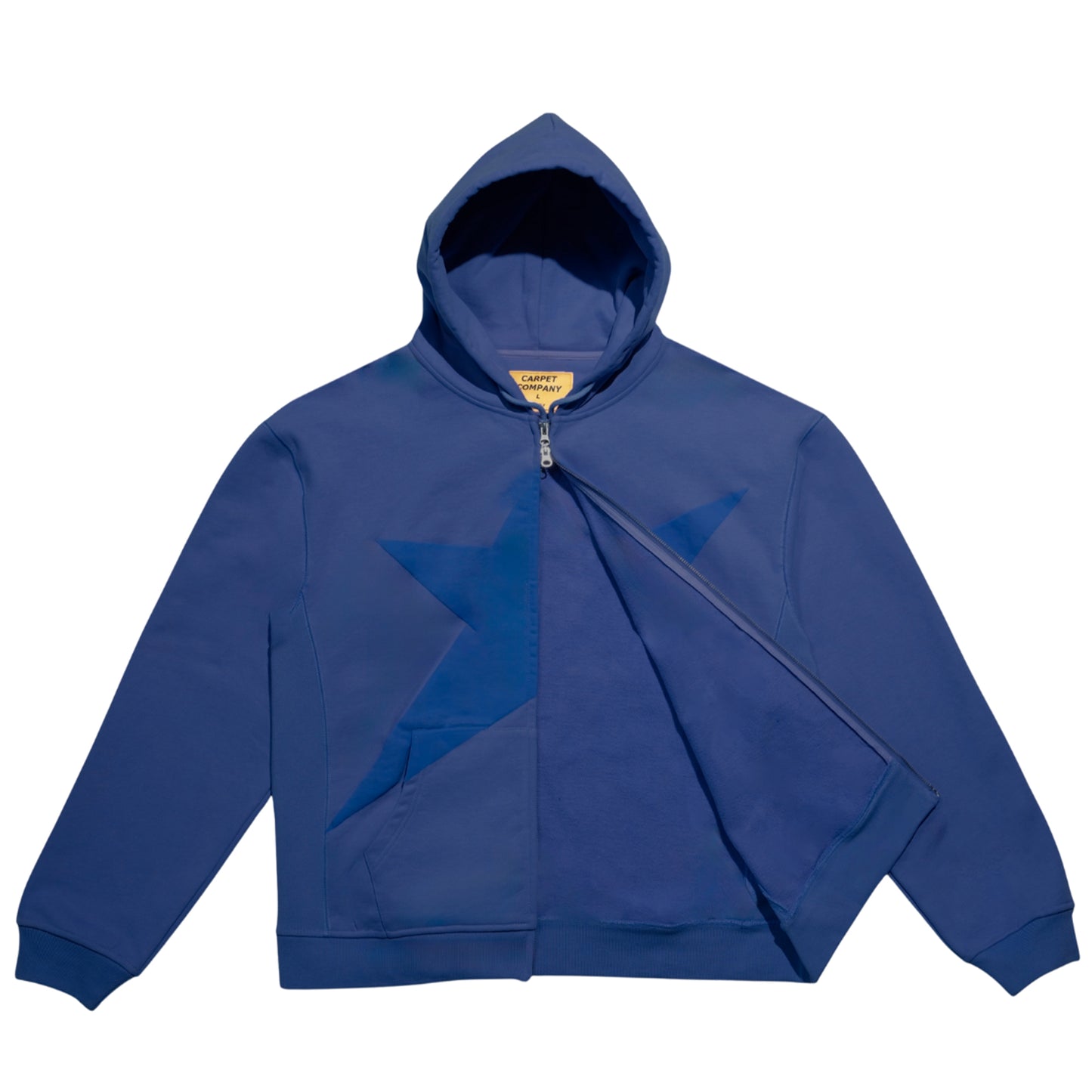 PUFF PRINT ZIP HOODIE