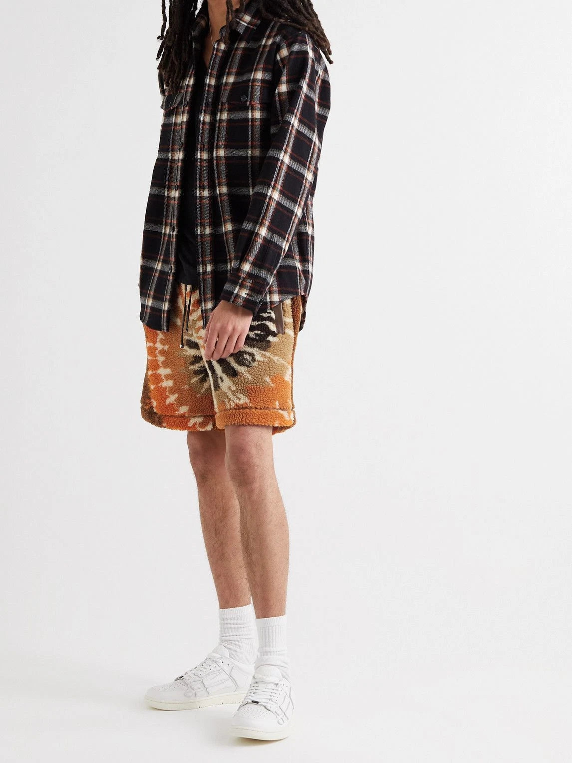 Tie Dye Polar Shorts