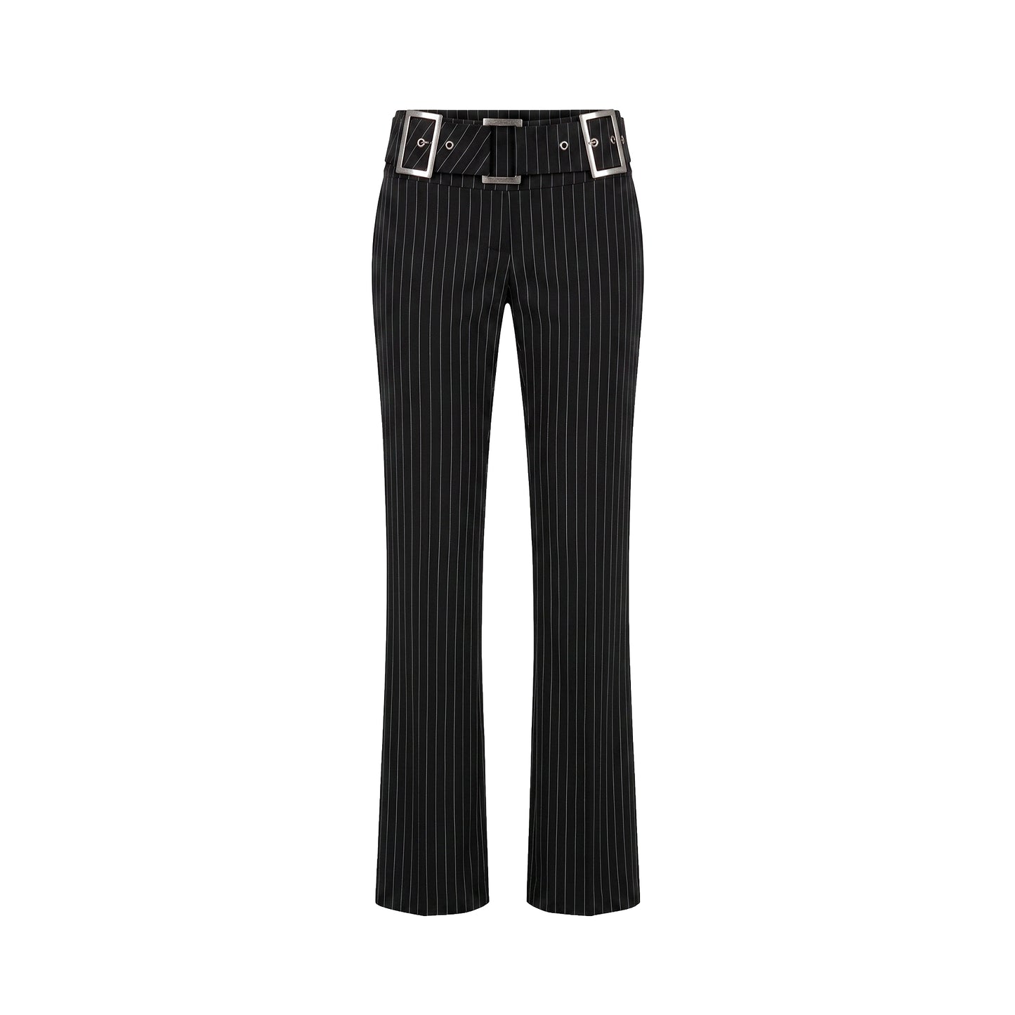 Pinstripe Low Rise Slacks