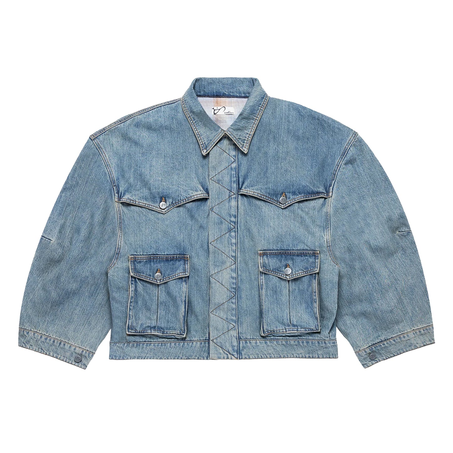 Reversible 7 Pocket Japanese Denim Jacket