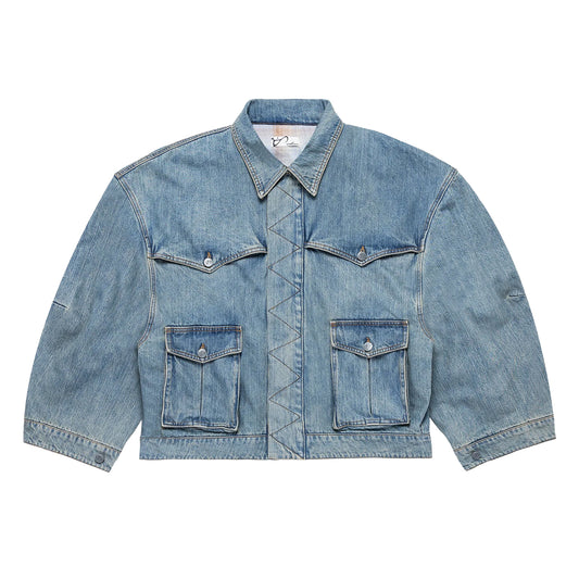 Reversible 7 Pocket Japanese Denim Jacket