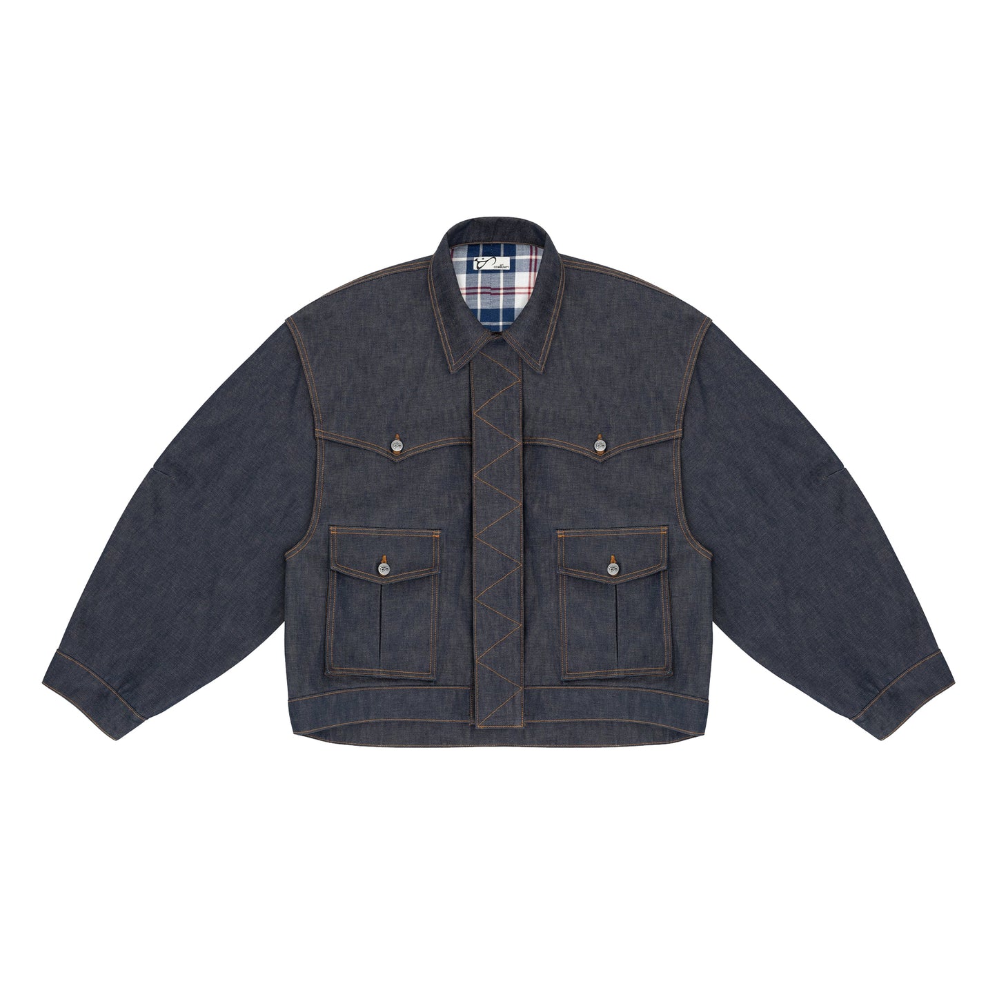 Reversible 7 Pocket Japanese Denim Jacket