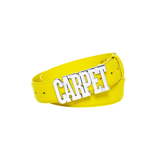 Carpet Crocskin Leather Belt