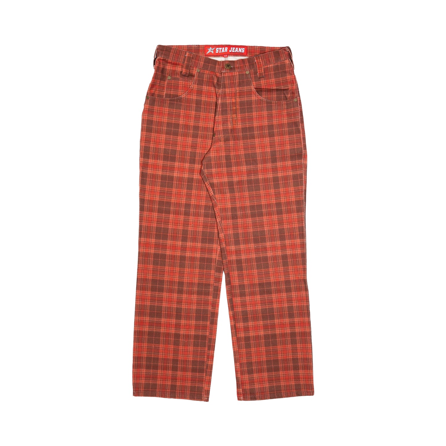 C-Star Plaid Denim Pants