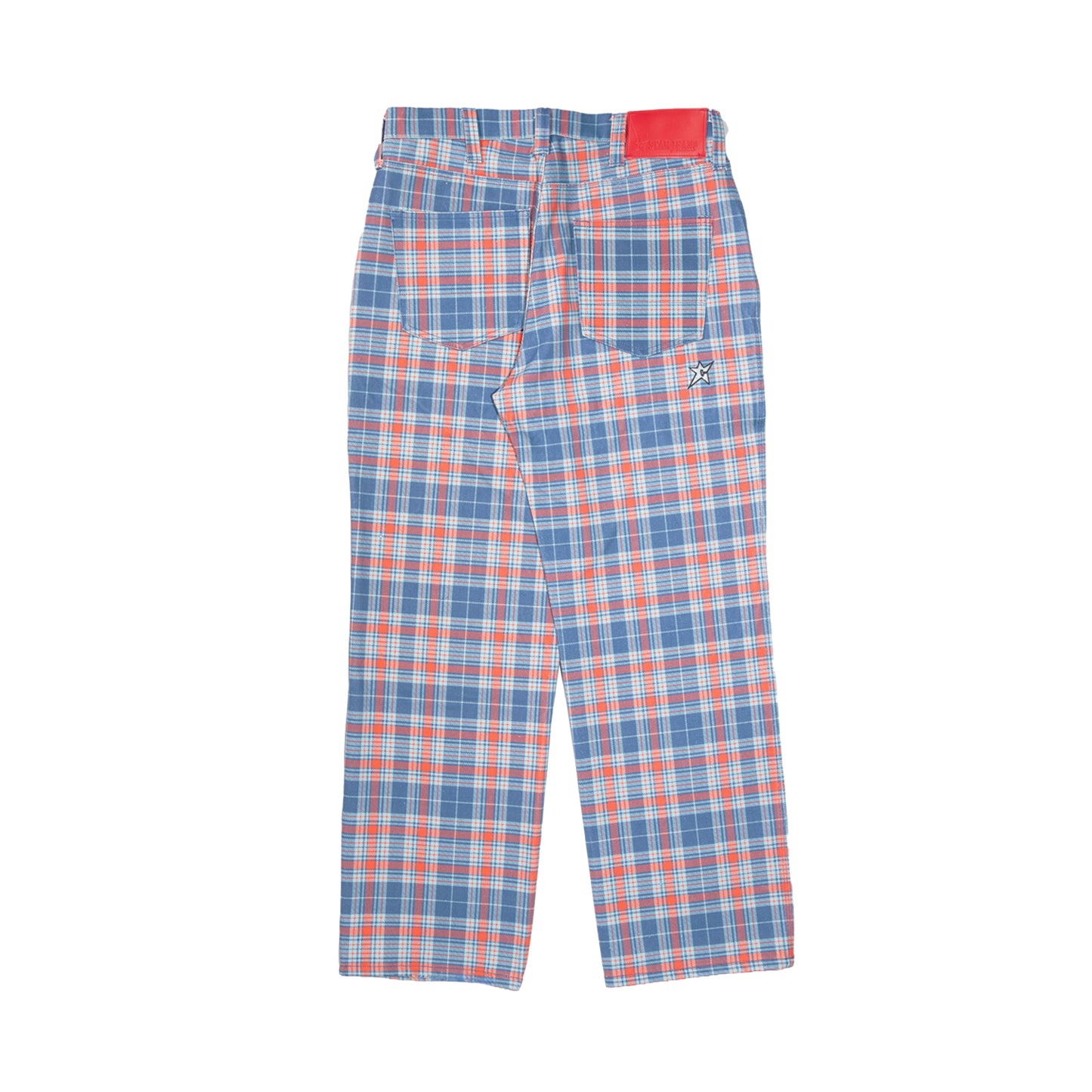 C-Star Plaid Denim Pants