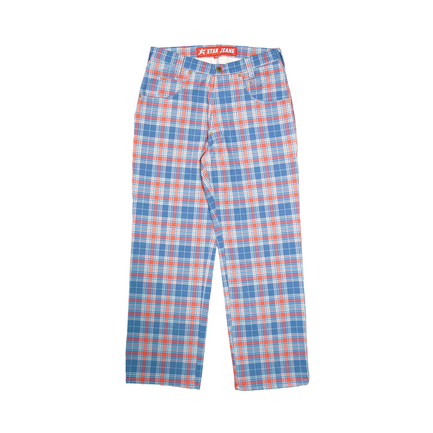 C-Star Plaid Denim Pants