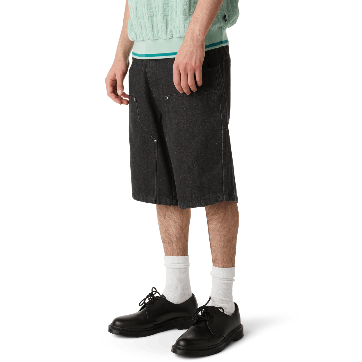 Classic H Double Knee Denim Short