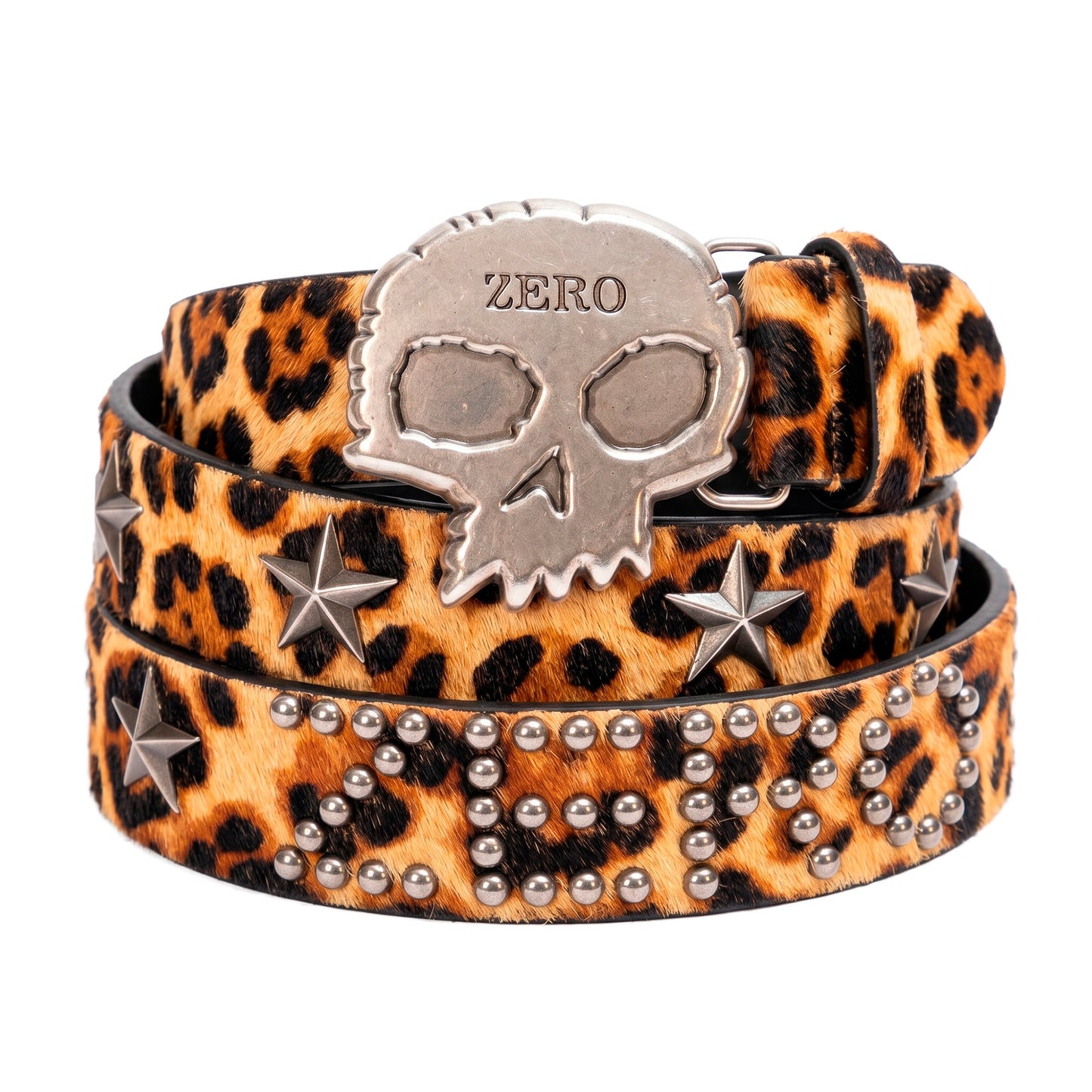 Leopard Studded Belt
