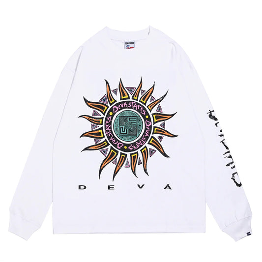 Roosters Longsleeve GFX Retro Tee