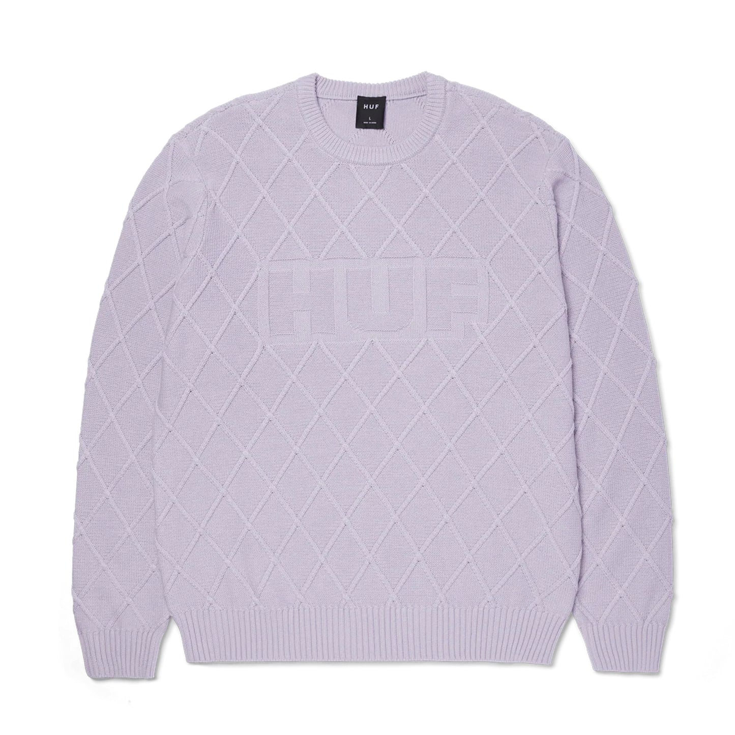 Grid Crewneck Sweater