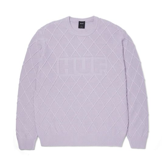 Grid Crewneck Sweater