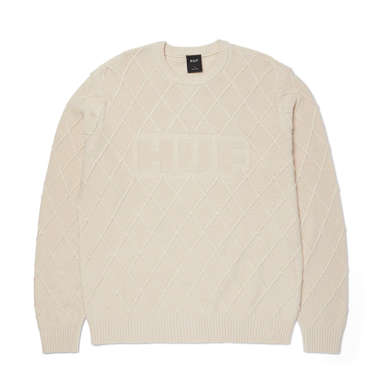 Grid Crewneck Sweater
