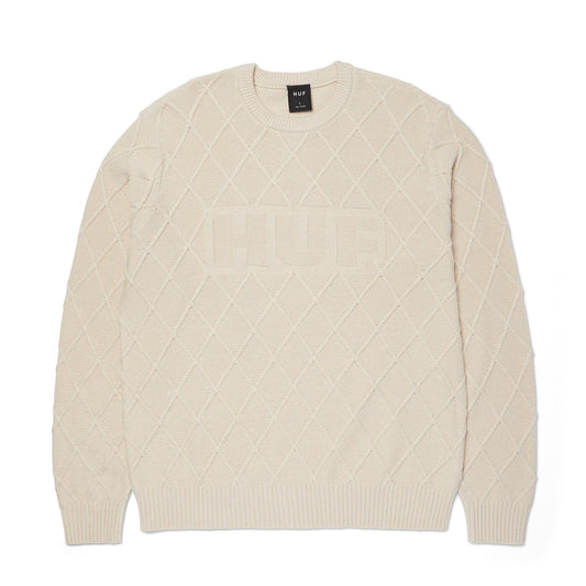 Grid Crewneck Sweater