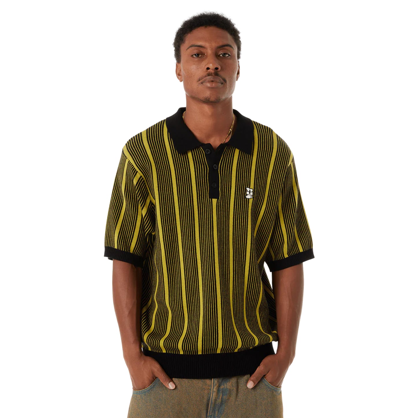 Trace Stripe Knit Tee