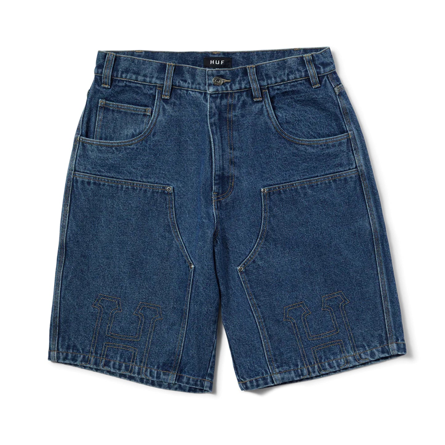 Classic H Double Knee Denim Short