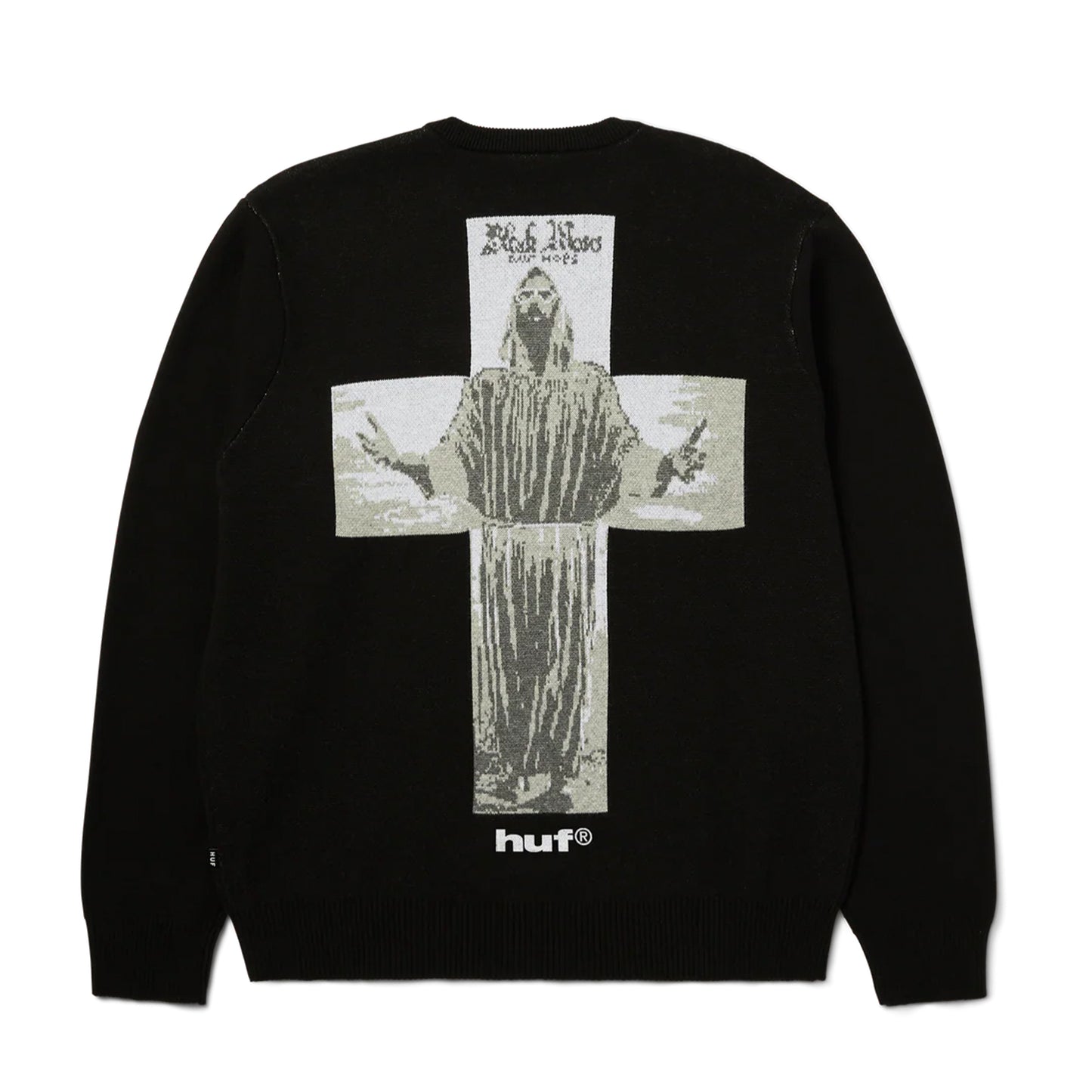Black Moses Knit Sweater