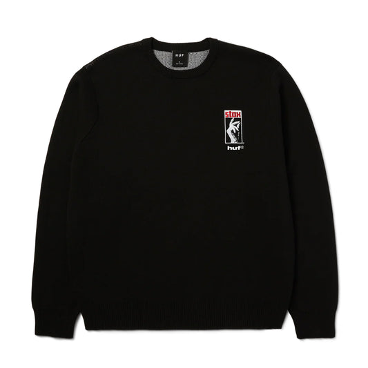 Black Moses Knit Sweater