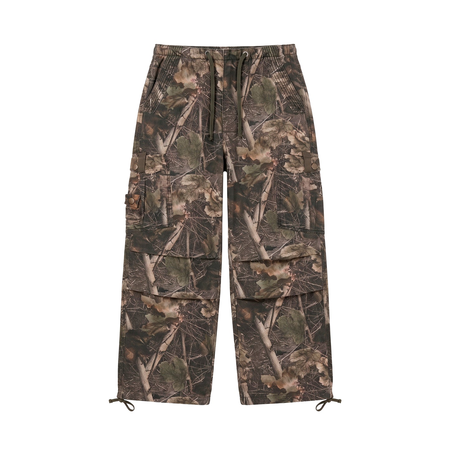 Woodland Camo Parachute Pants