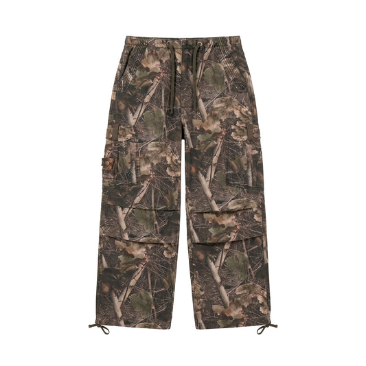 Woodland Camo Parachute Pants