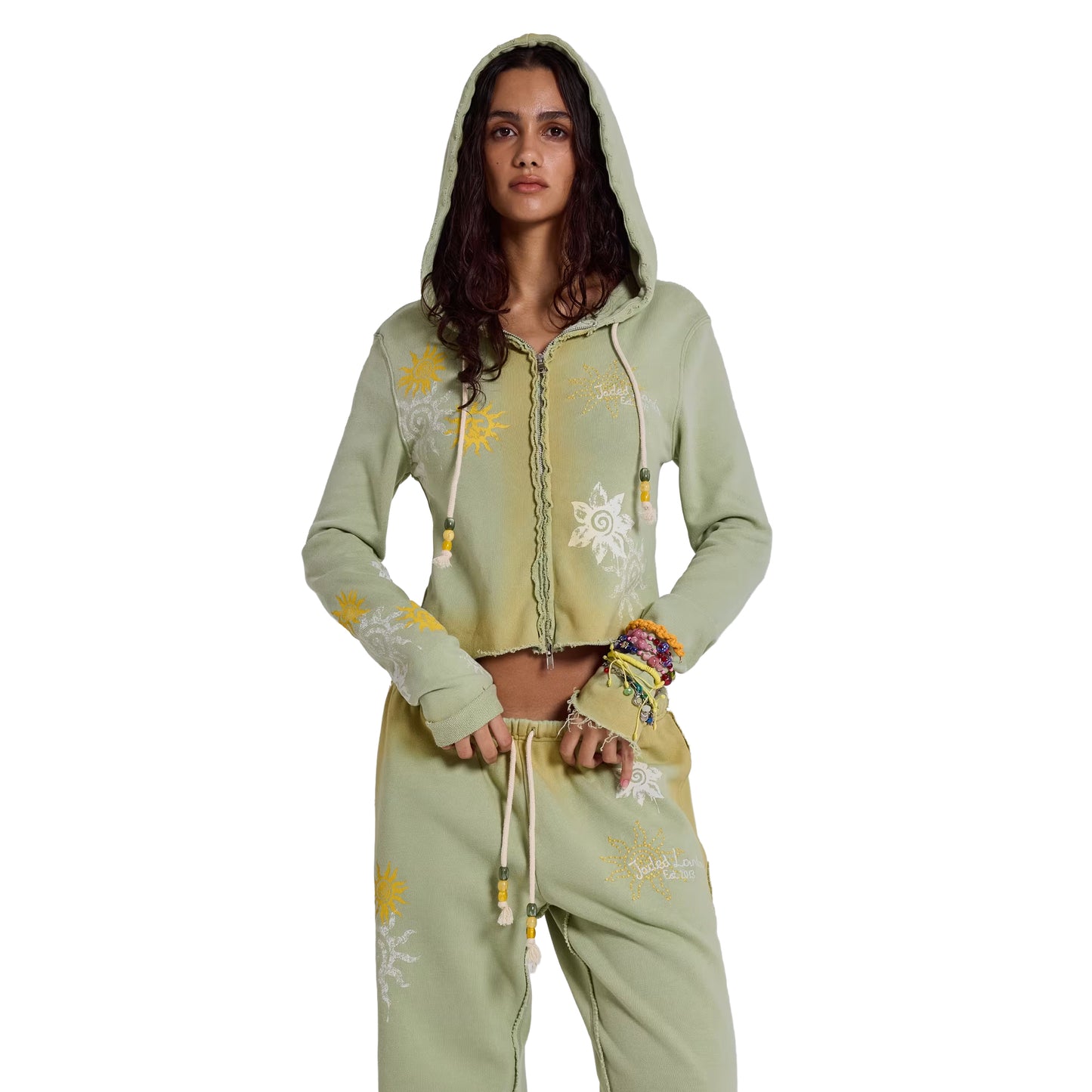 Cleo Sunfade Zip Through Hoodie