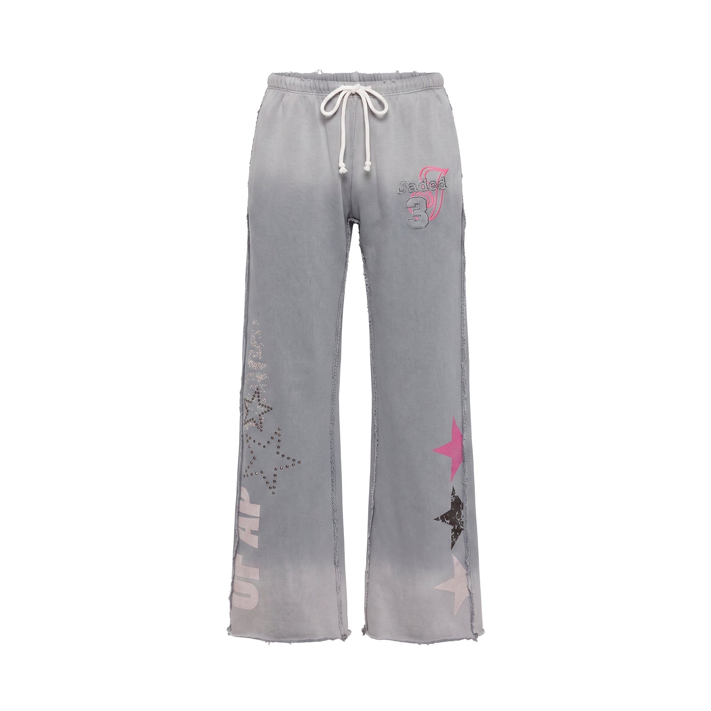 Cleo Graphic Slouchy Bootcut Jogger