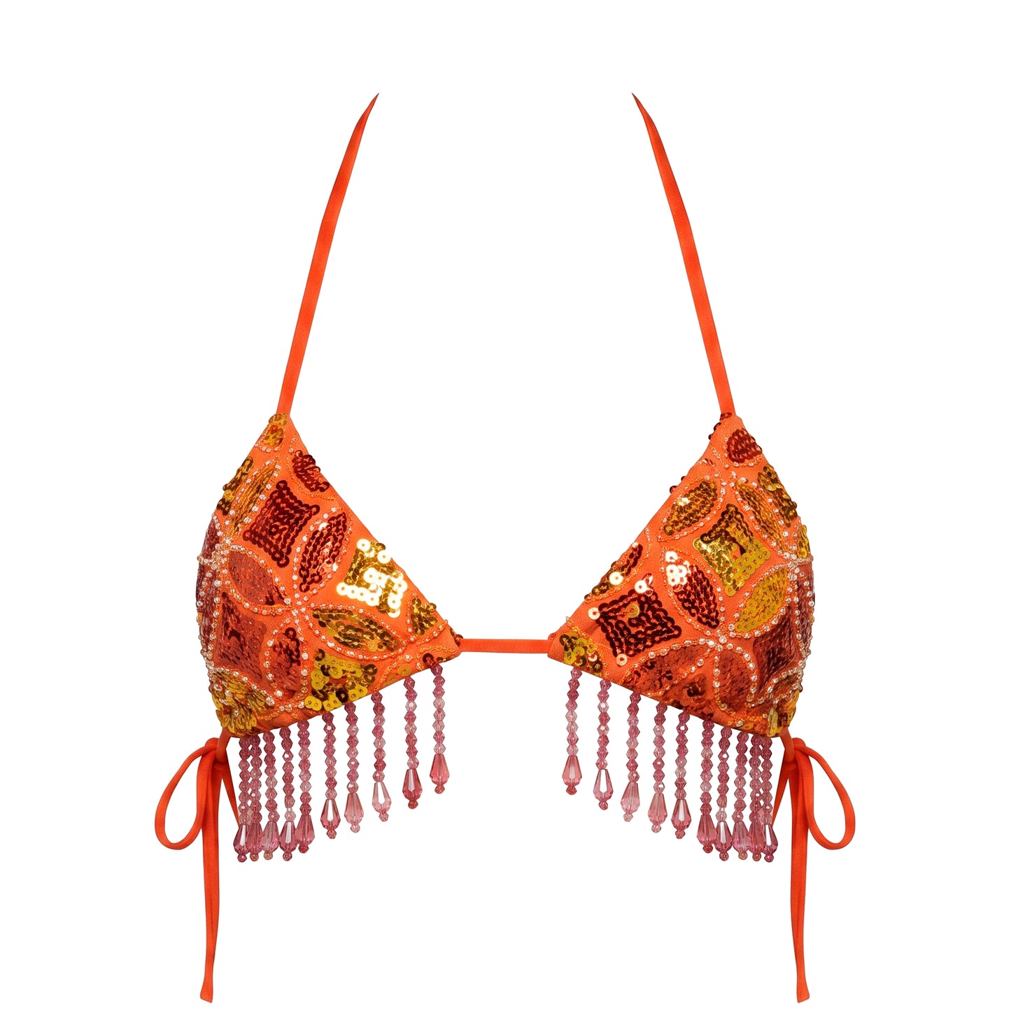 Mosaic Beaded Resort Triangle Top