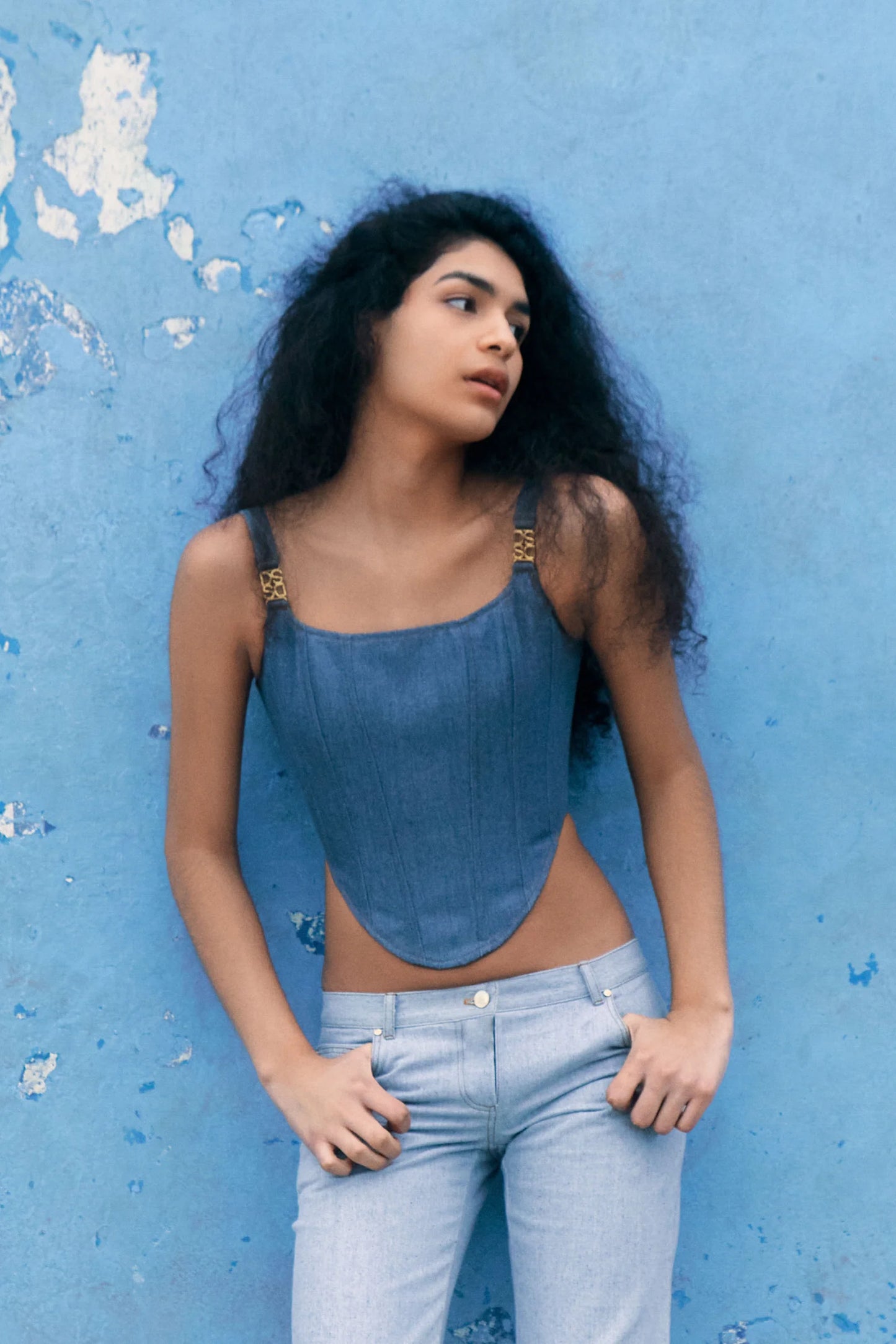 Latidos Denim Corset