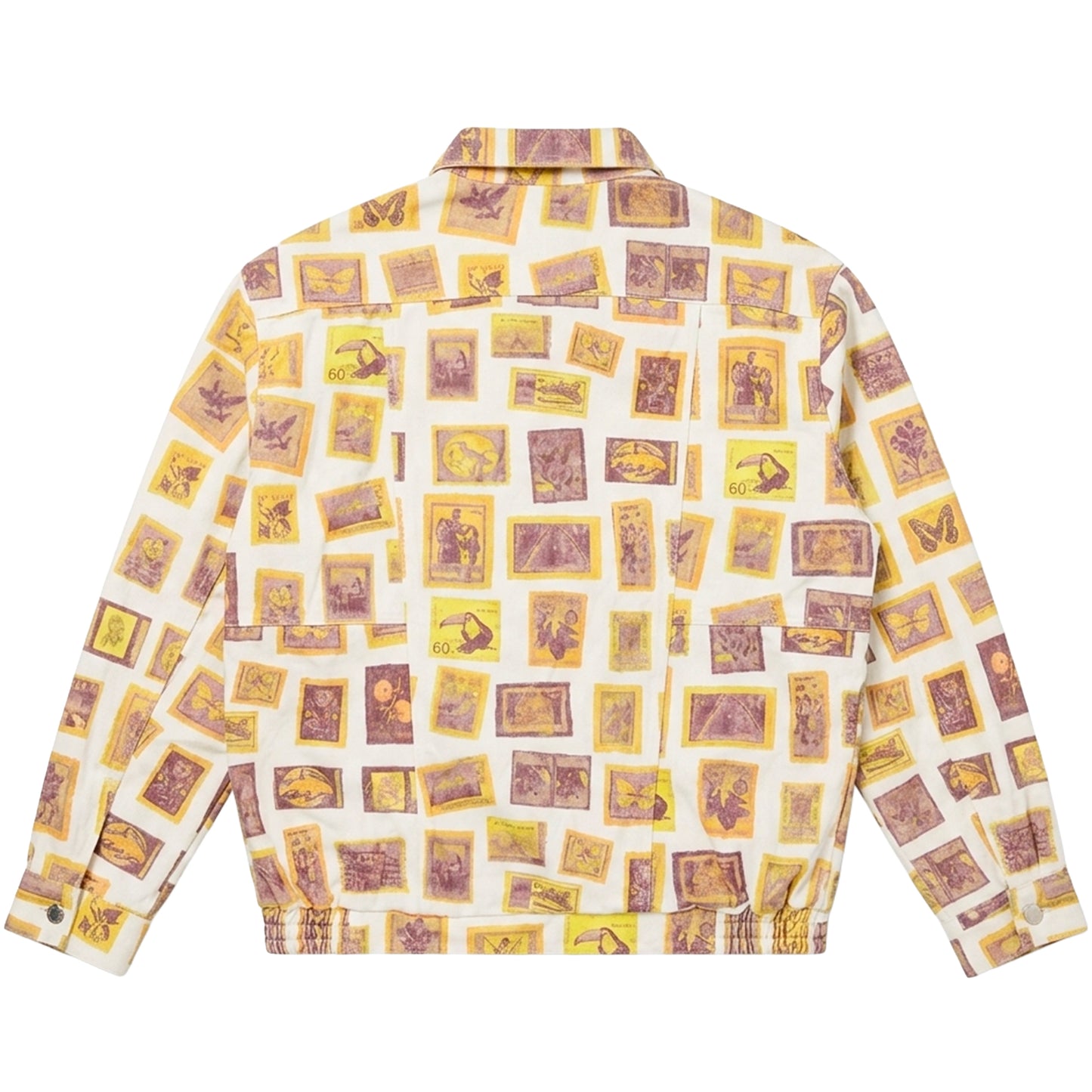Efe Postal Pattern Denim Jacket