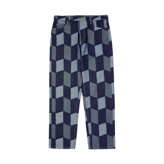 Patchwork Denim Pant