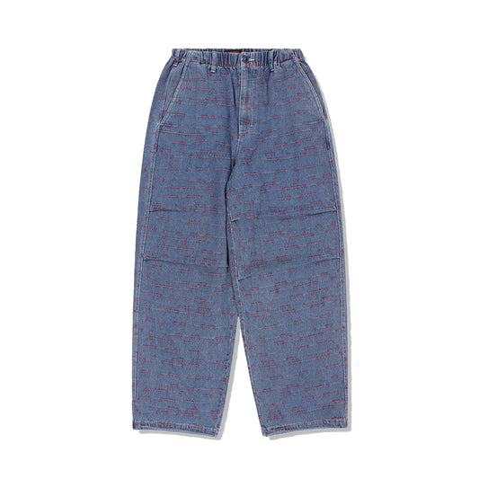 Strokes Denim Parachute Pants