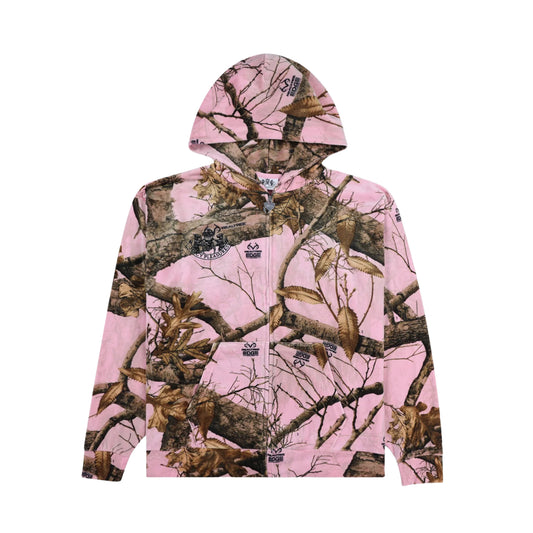 Realtree Velour Zip-Up Hoodie