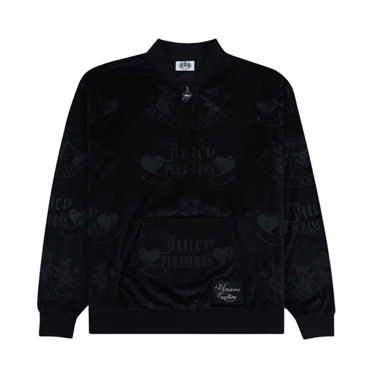 Crest Velour Quarter Zip-Up
