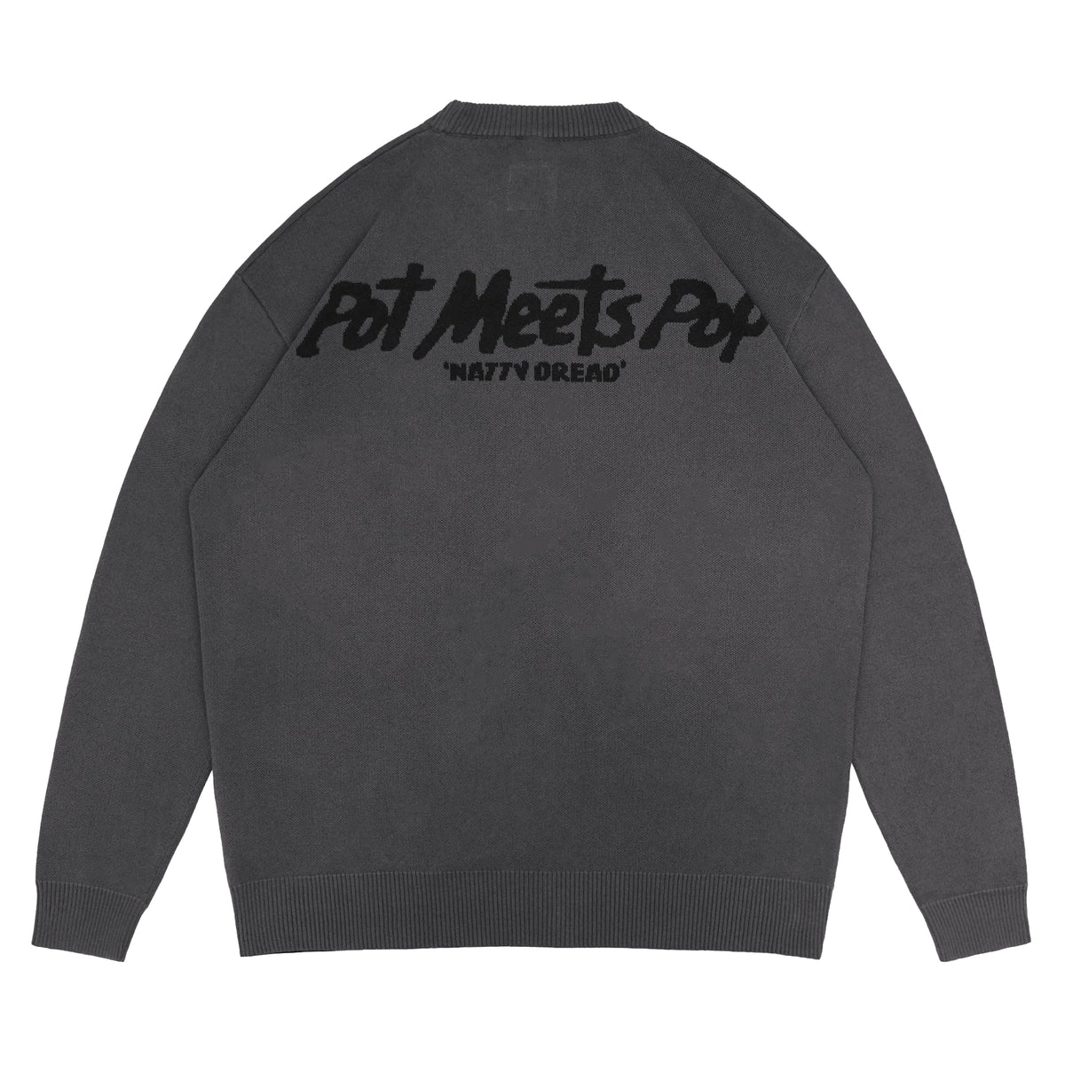 Natty Dread Knitted Sweater Grey