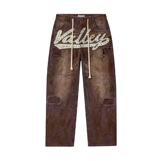 Valley Rhinestone Carpenter Jeans