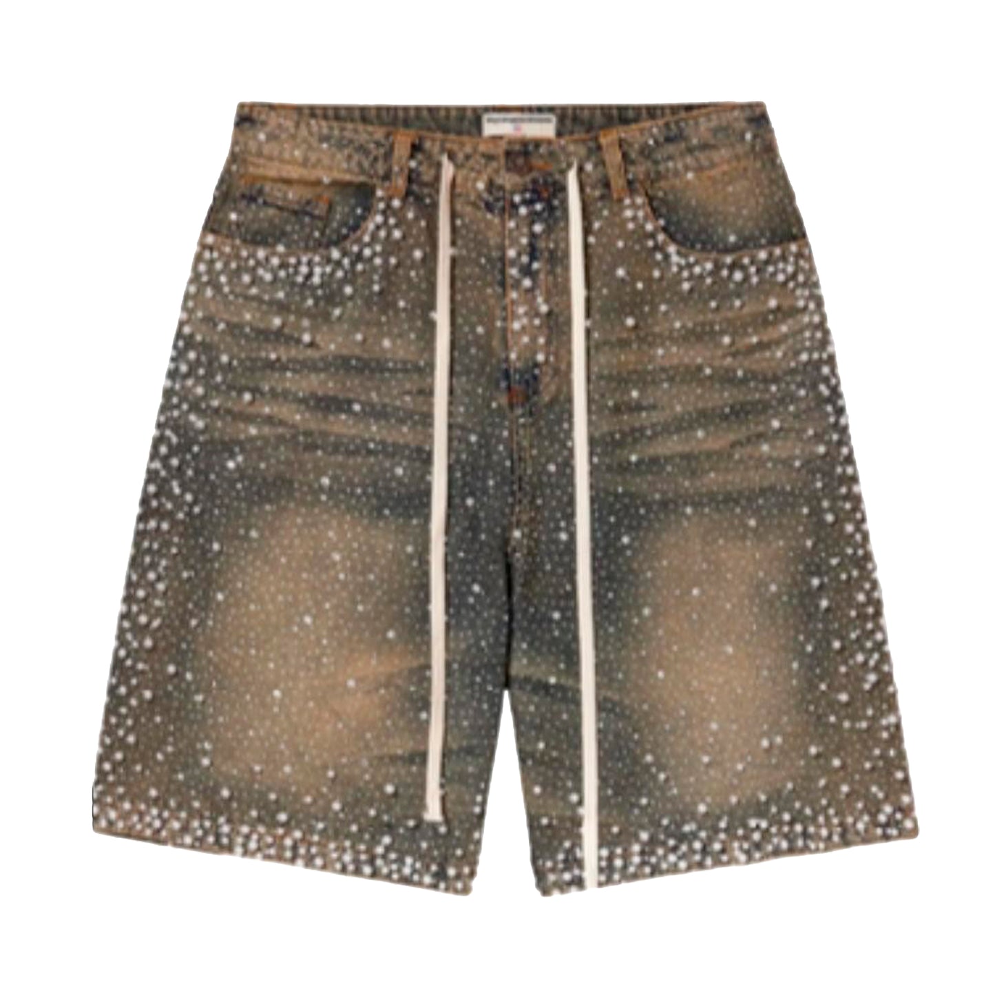 Rhinestone Denim Short