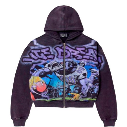 Moto Zip Hoodie