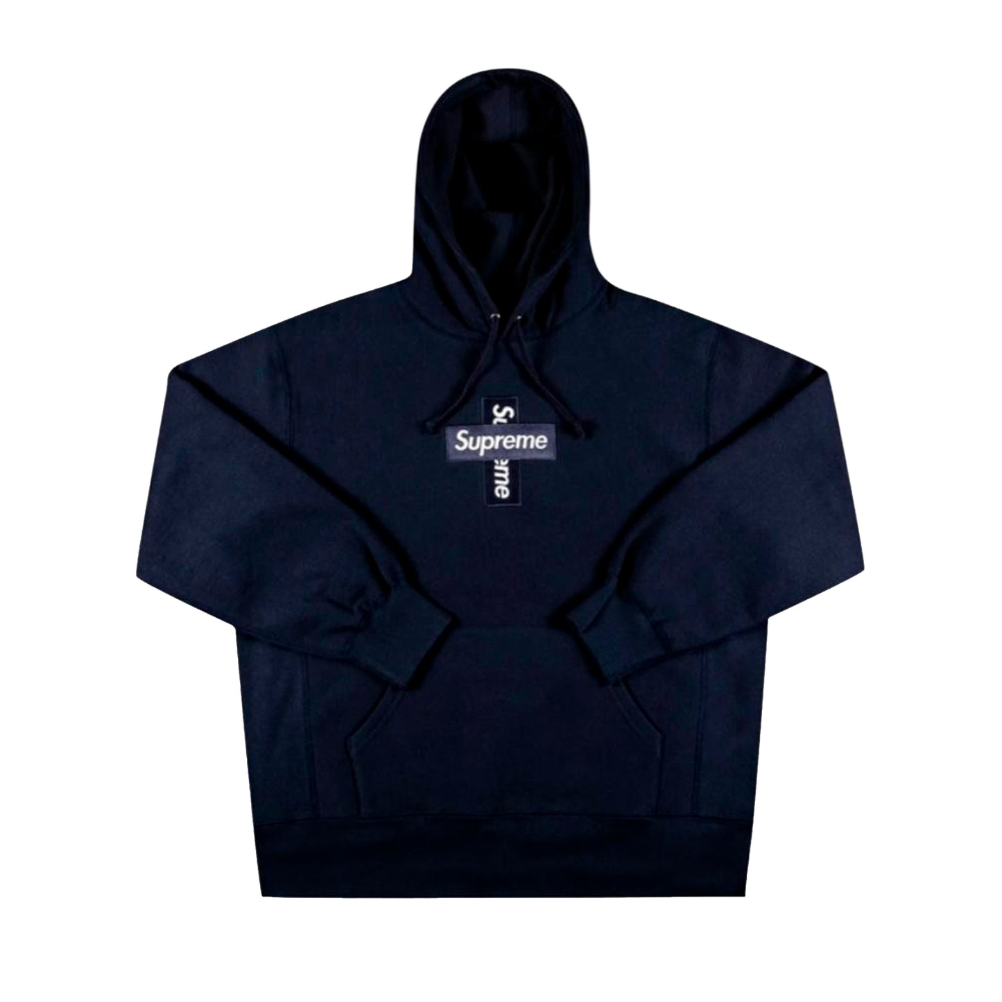 Cross Box Logo Hooded Sweatshirt