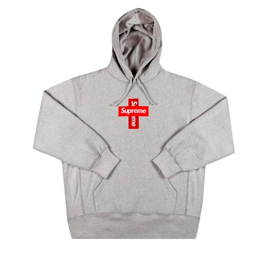Cross Box Logo Hooded Sweatshirt